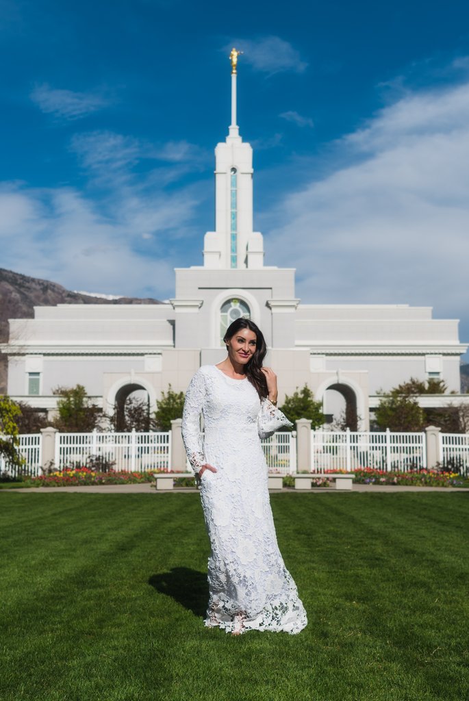 lds temple dresses